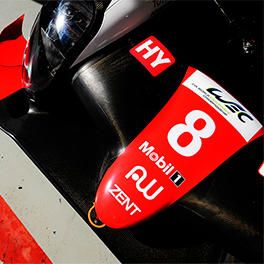 The nose of TS050 HYBRID #8