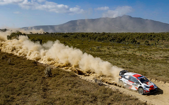 Katsuta scores incredible first WRC podium in Kenya