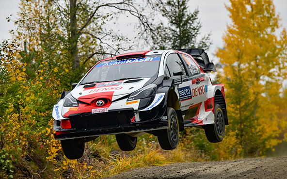 Katsuta builds his confidence on Rally Finland