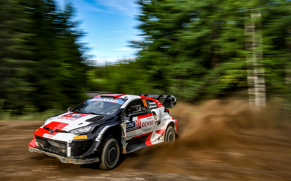 Katsuta enjoys his best Rally Finland yet