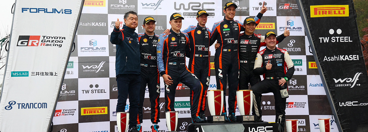 Katsuta claims superb home podium at Rally Japan