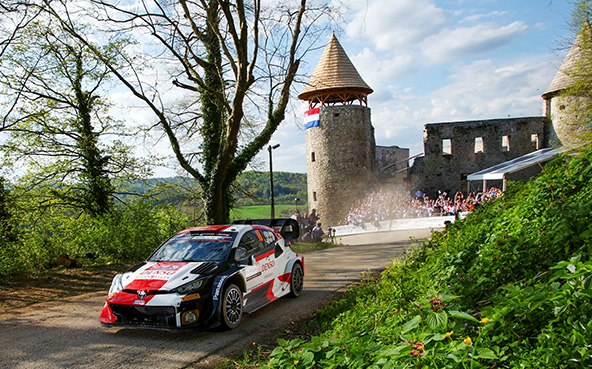 Katsuta finishes sixth overall at Croatia Rally