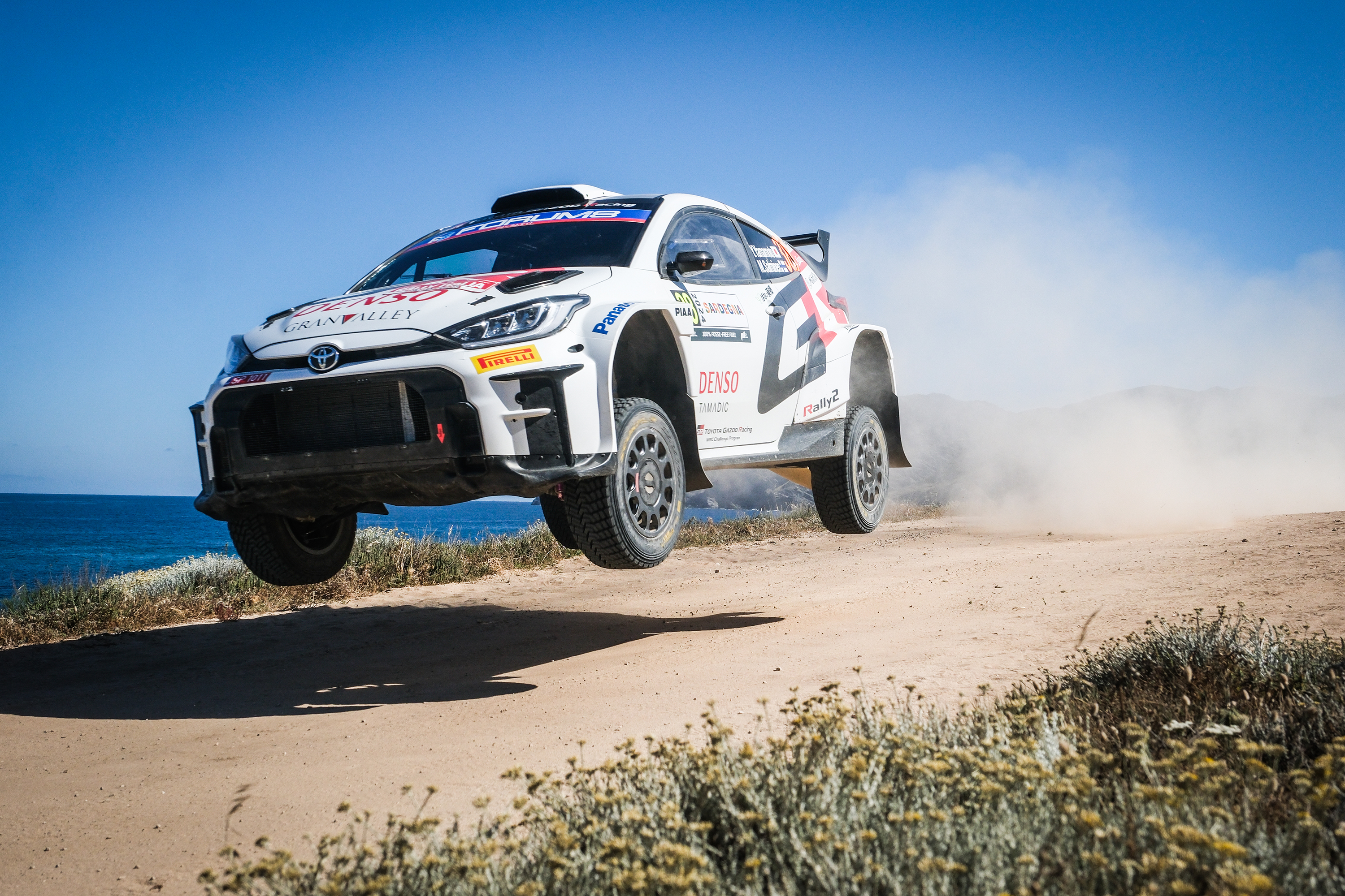 Rocky road for Yamamoto and Kogure in Sardinia | Press Releases | WRC  CHALLENGE PROGRAM | TOYOTA GAZOO Racing