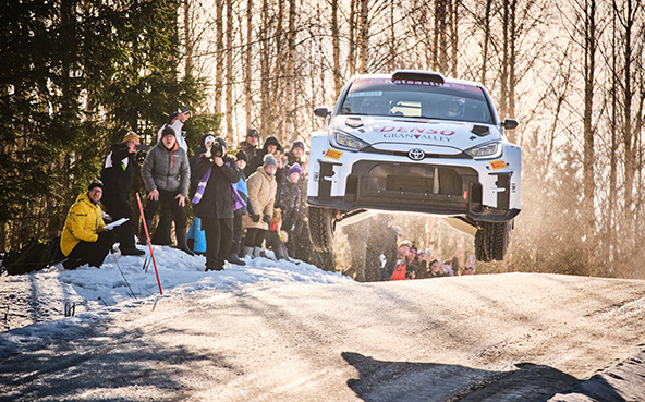 Trophies for Japanese rally talents on Finnish snow