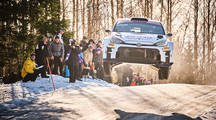 Trophies for Japanese rally talents on Finnish snow