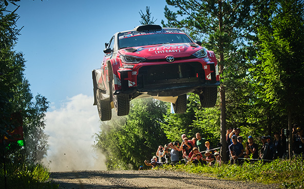 Young drivers show promise on demanding Rally Finland