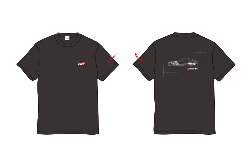 GR GT T-shirt Side View Design