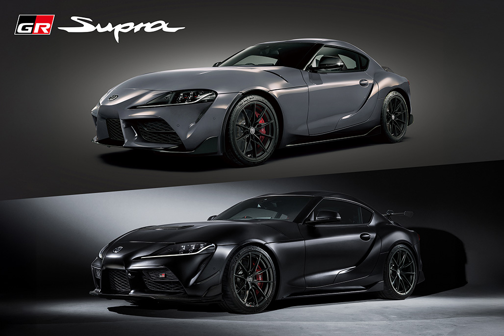 Top: Partially Upgraded Supra (3.0-liter) (Japan specifications, prototype) / Bottom: Special-edition Supra “A90 Final Edition” (Japan specifications, prototype)