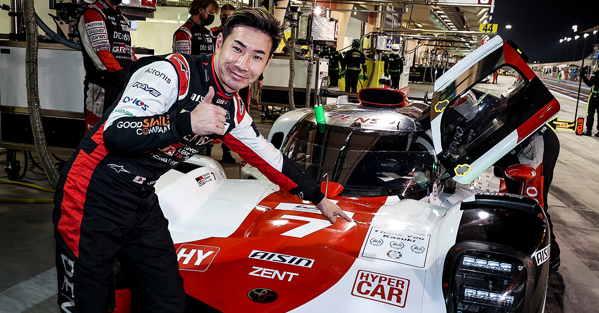 GR010 HYBRID #7(Kamui Kobayashi) who won the pole position