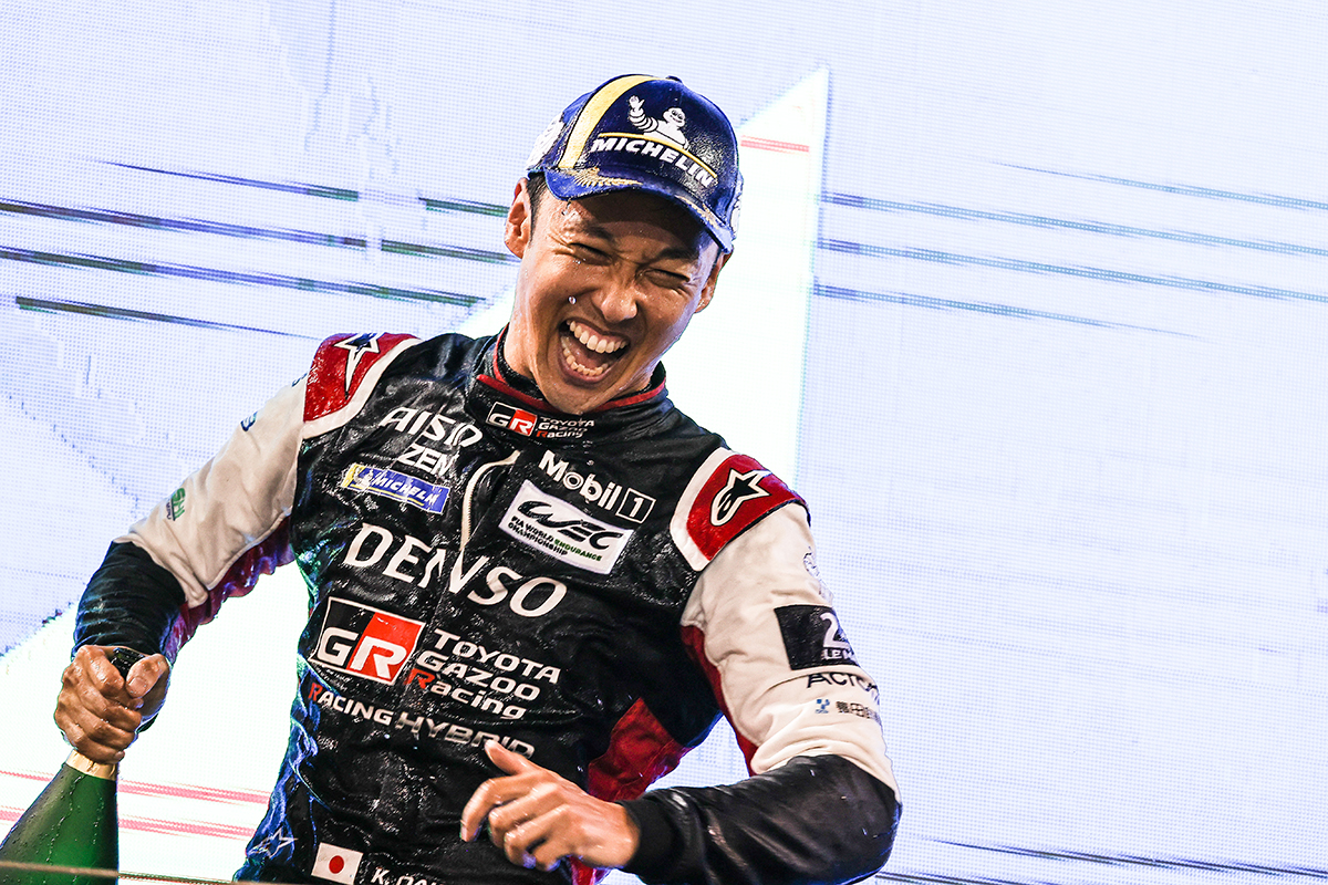 Kazuki Nakajima who won the 8 Hours of Bahrain