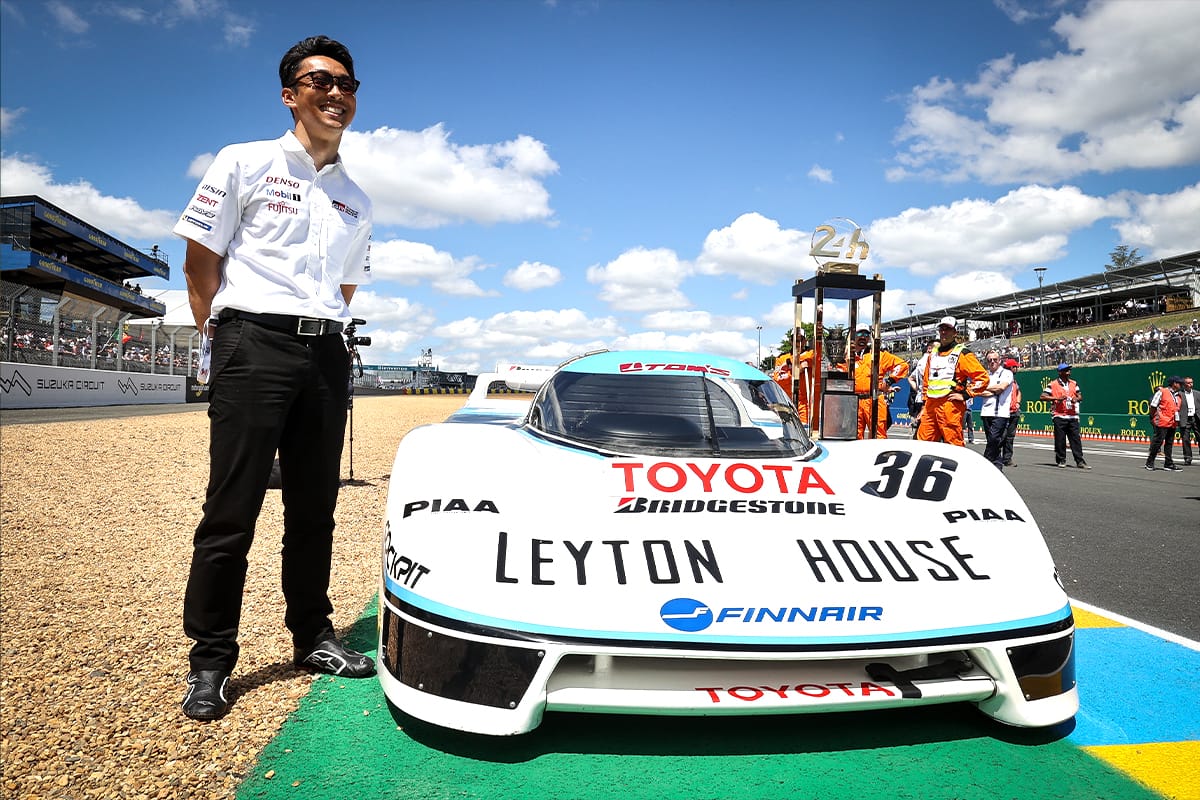 Kazuki Nakajima who drove the TOYOTA TOM’S 85C