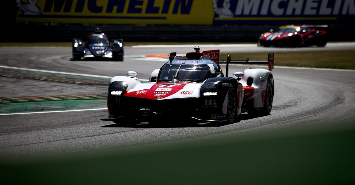 TOYOTA GAZOO Racing underway at Monza