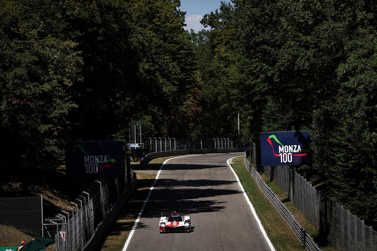 GR010 HYBRID running in the Free Practice
