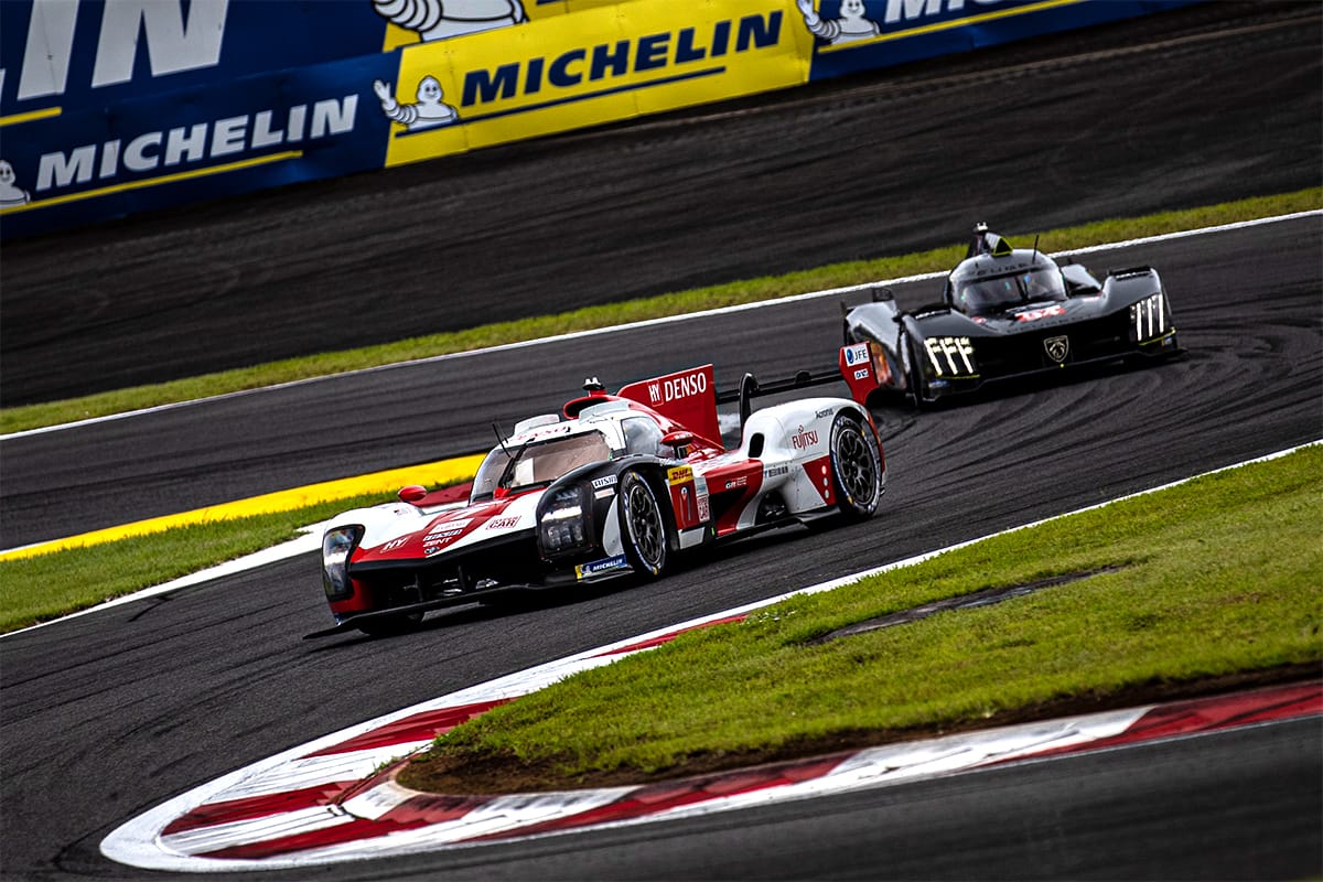 GR010 HYBRID running in the Free Practice