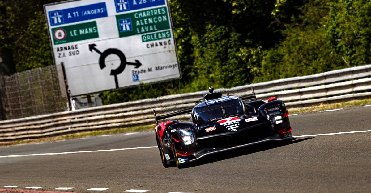 TOYOTA GAZOO Racing on track at Le Mans test