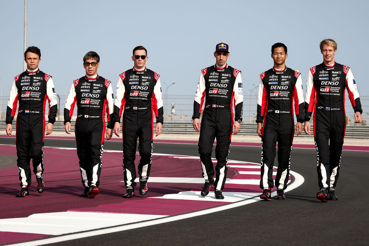 Nyck de Vries,Kamui Kobayashi,Mike Conway,Sébastien Buemi,Ryo Hirakawa,Brendon Hartley