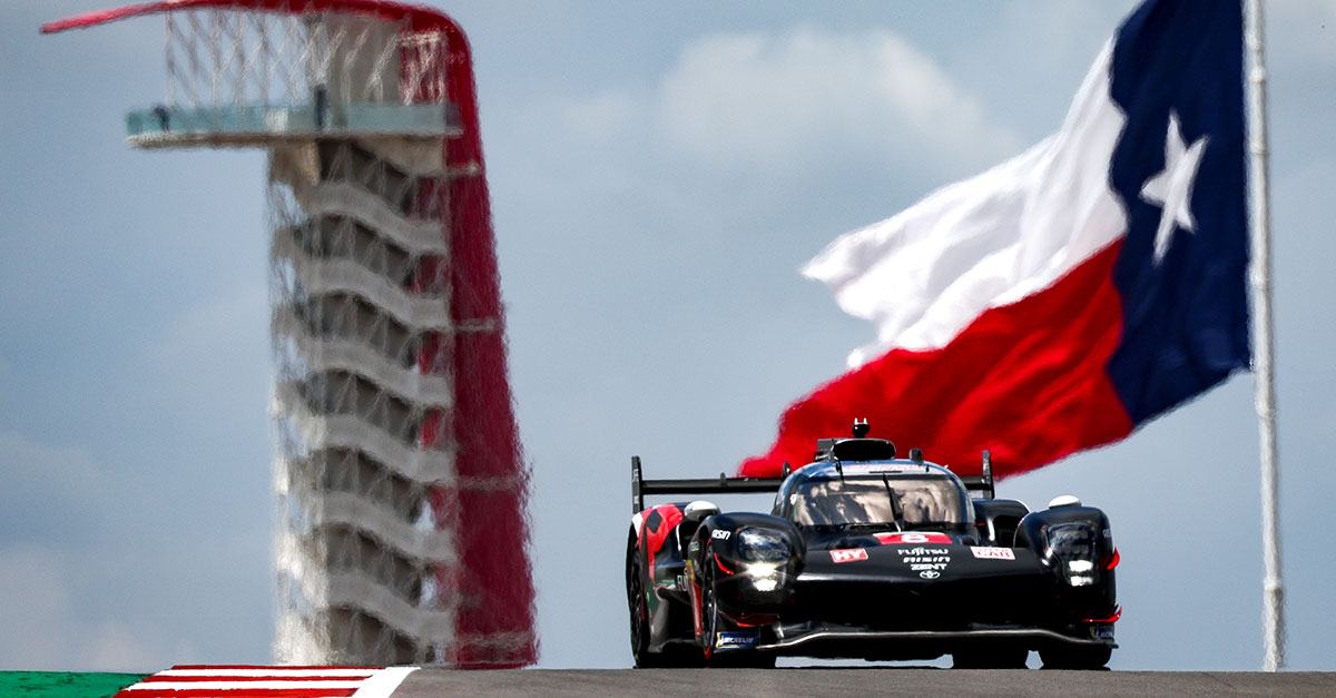 GR010 HYBRID No.8 running on the Circuit of the Americas (2024)