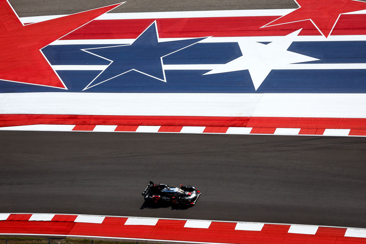 GR010 HYBRID No.7 running on the Circuit of the Americas (2024)