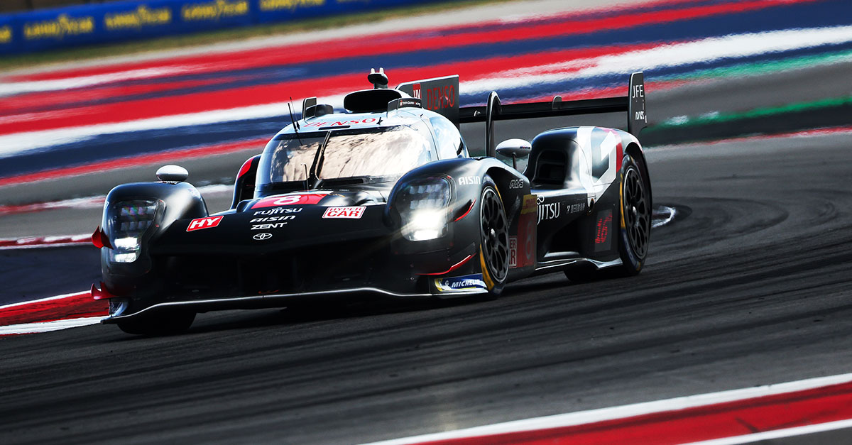 The GR010 HYBRID #8 qualified in 8th place on the grid at Austin.