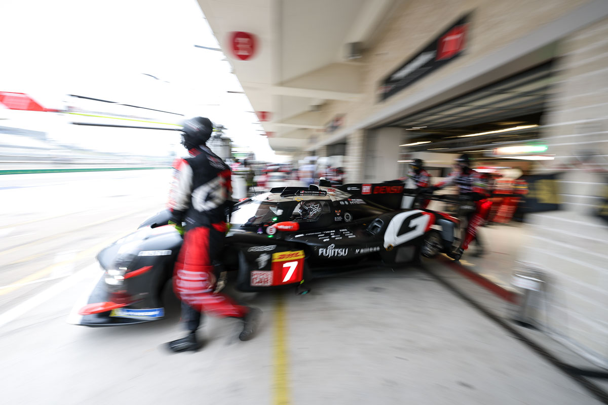 The GR010 HYBRID #7 qualified in 18th place on the grid at Austin.