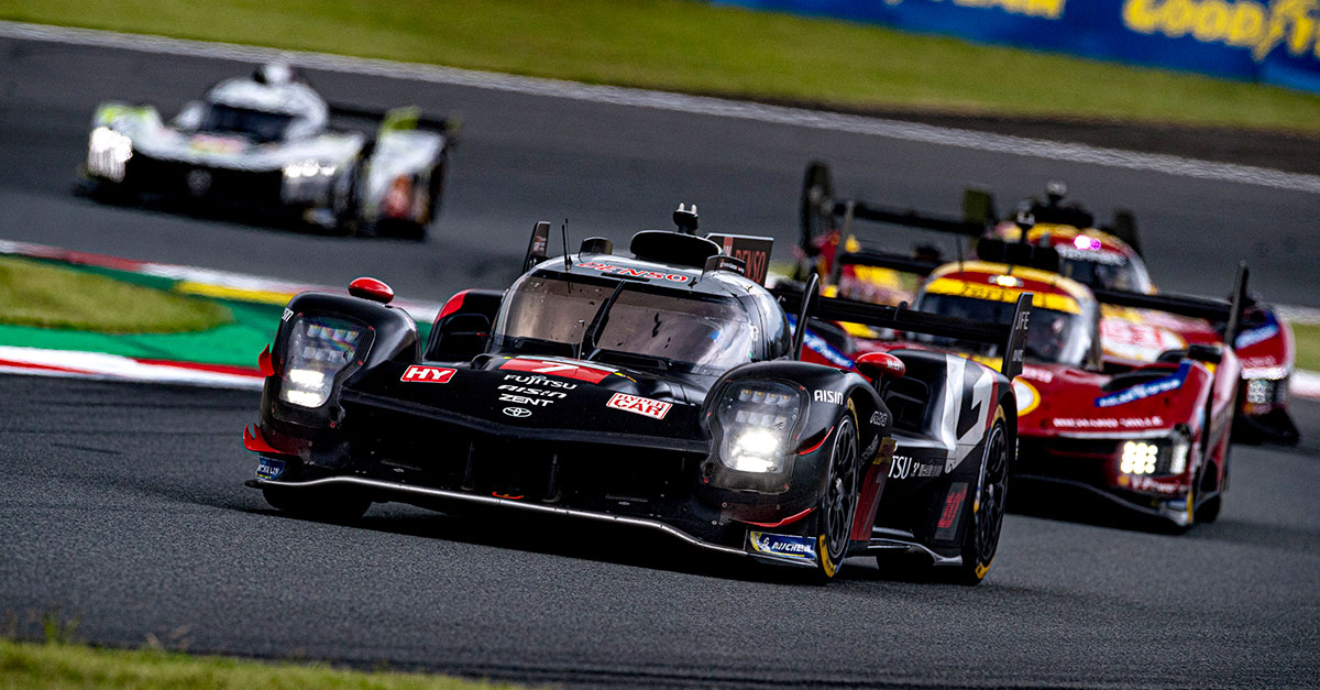 GR010 HYBRID #7 finished in 8th place