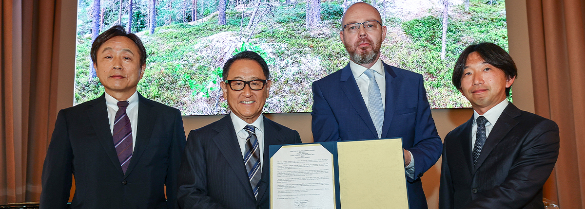City of Jyväskylä, TGR-WRT, and Toyota Mobility Foundation sign an LOI for future collaboration towards a carbon neutral society