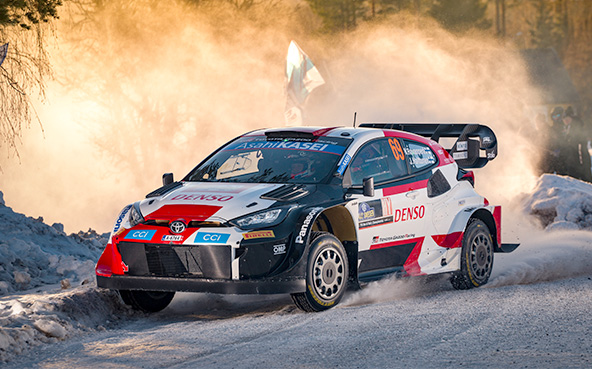 TOYOTA GAZOO Racing fourth and fifth after a close snow fight