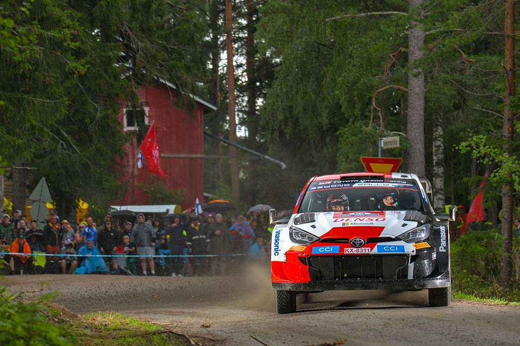 28 Jari HUTTUNEN (FIN), Antti LINNAKETO (FIN), SKODA FABIA, RC2, Rally2,  action during the Rally Finland 2023, 9th round of the 2023 WRC World Rally  Car Championship, from August 3 to 6