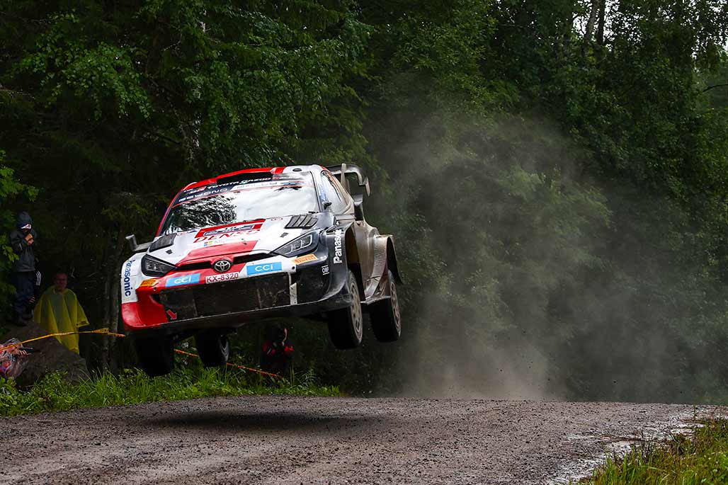 28 Jari HUTTUNEN (FIN), Antti LINNAKETO (FIN), SKODA FABIA, RC2, Rally2,  action during the Rally Finland 2023, 9th round of the 2023 WRC World Rally  Car Championship, from August 3 to 6