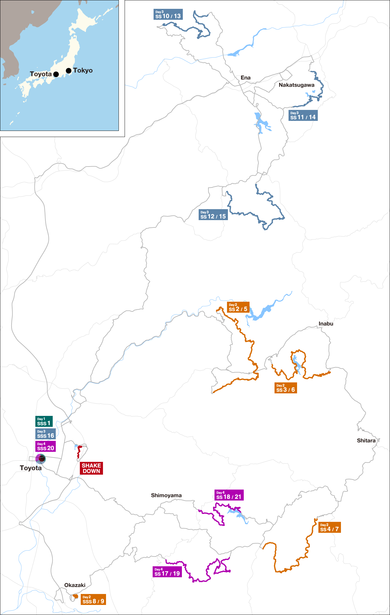 Map Rally Japan 2024