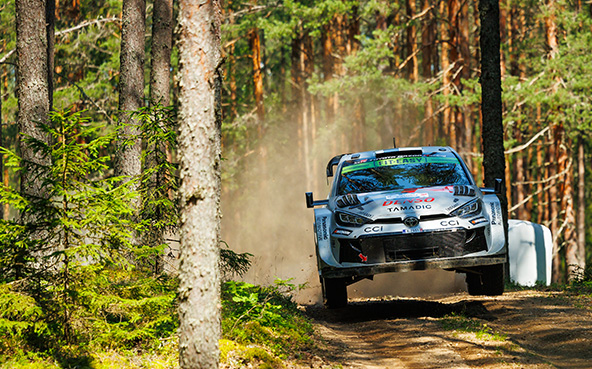 High hopes on home roads for TOYOTA...