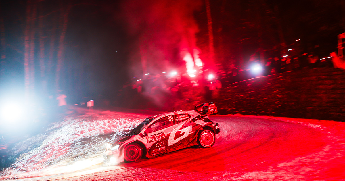 2026年WRC開幕戦ラリー・モンテカルロがスタート 首位ソルベルグを筆頭にGR YARIS Rally1がトップ3を占める