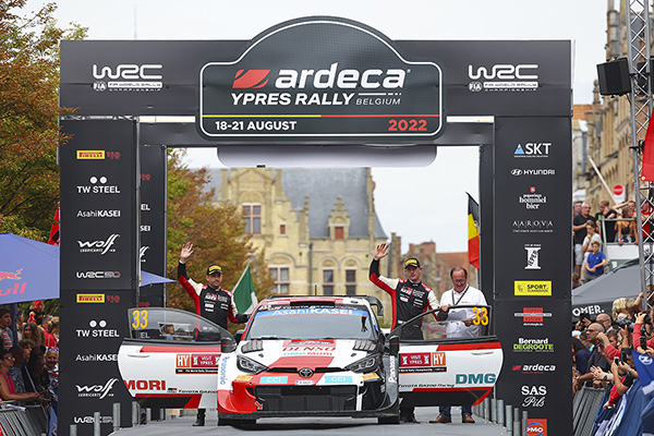 WRC 2022 ROUND 9 YPRES RALLY BELGIUM DAY3