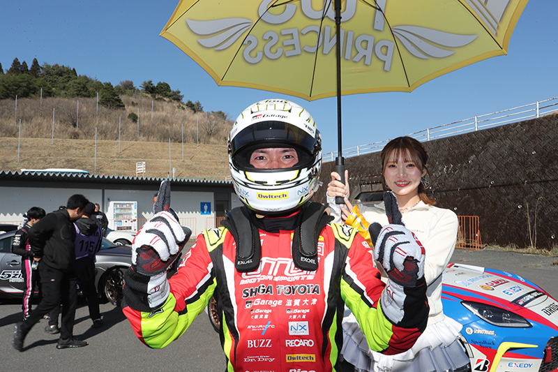 開幕戦を制した昨年シリーズチャンピオンの菅波冬悟選手