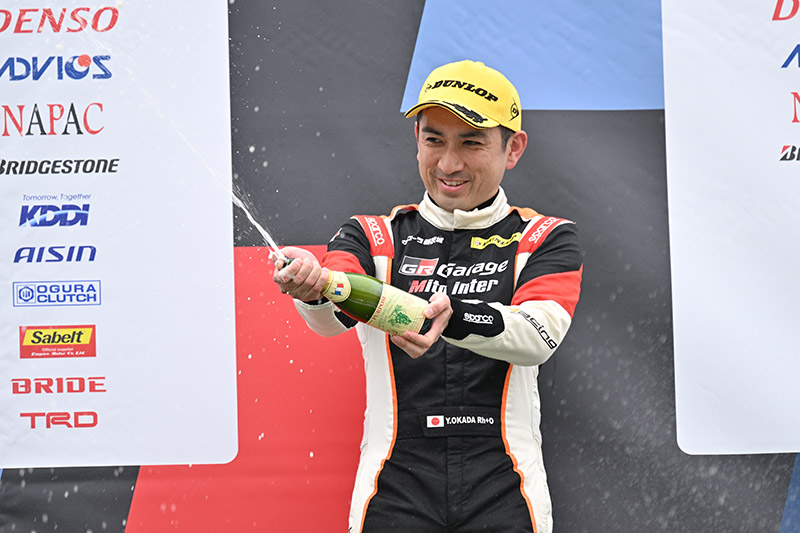 シリーズ初優勝の岡田選手