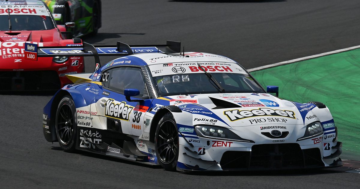 その116-38号車KeePer CERUMO GR Supra 5位が最上位とサクセスウェイト