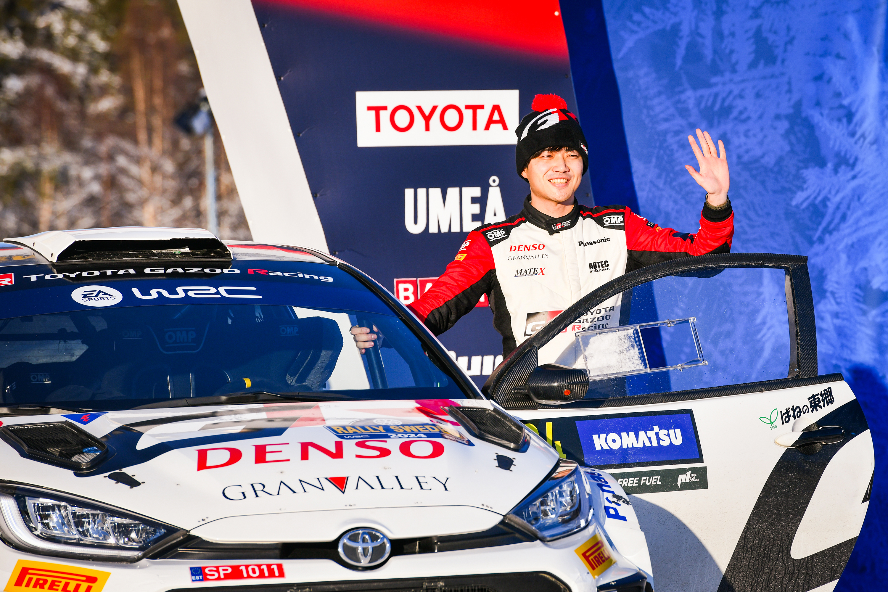 GRヤリス Rally2 #34 山本雄紀 WRC 2024 スウェーデン 2期生 小暮、山本がWRC2クラスに初挑戦GR Yaris Rally2でラリー