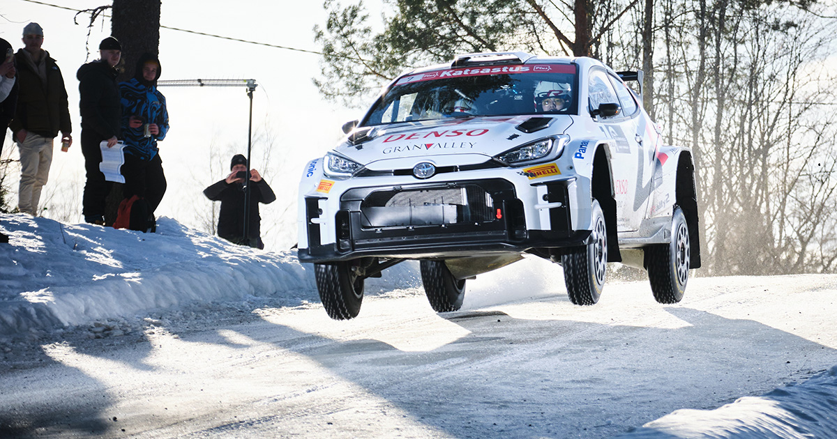 GR Yaris Rally2で臨んだスノーイベント3戦目トゥーリ・ラリーで2期生