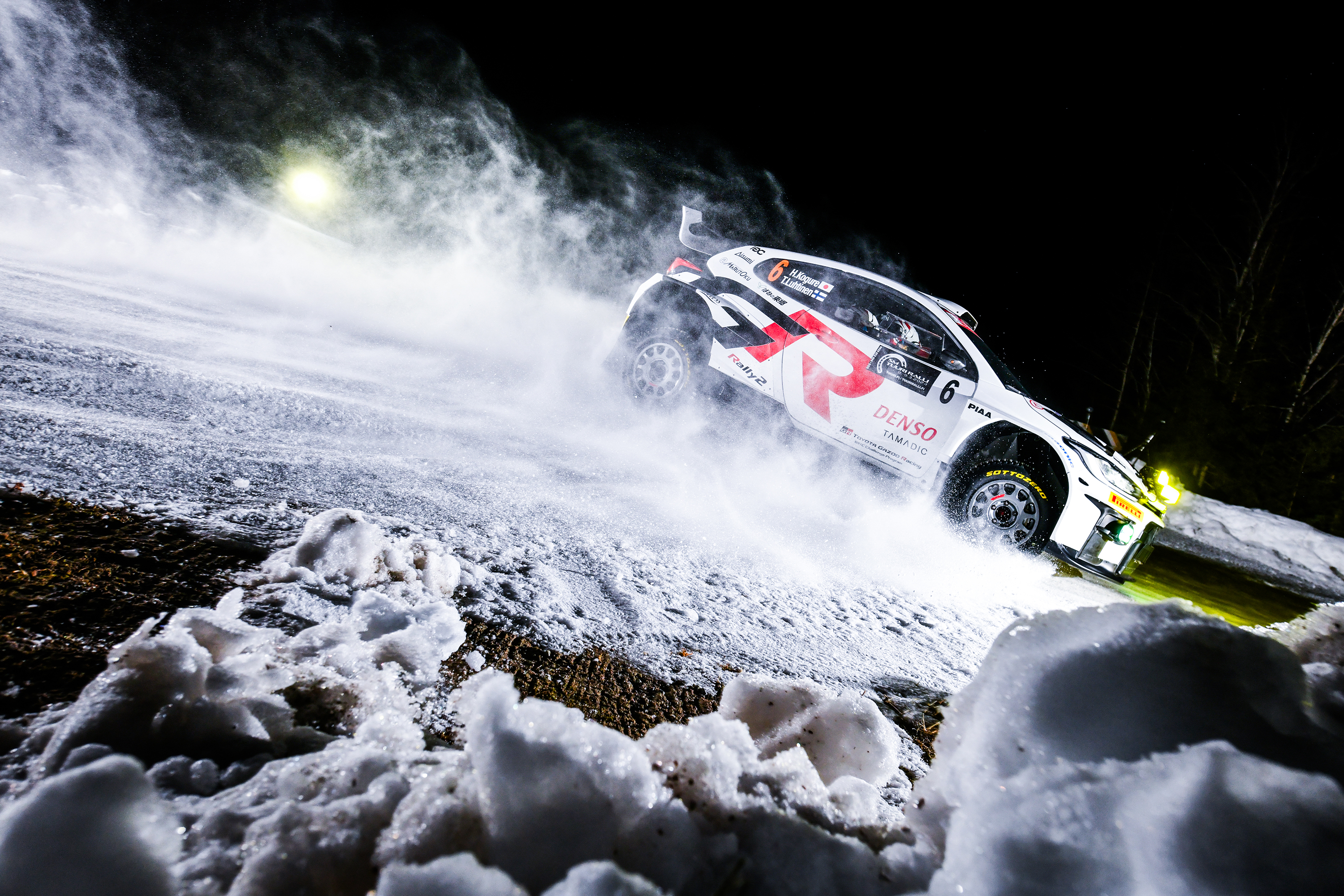 GR Yaris Rally2で臨んだスノーイベント3戦目トゥーリ・ラリーで2期生