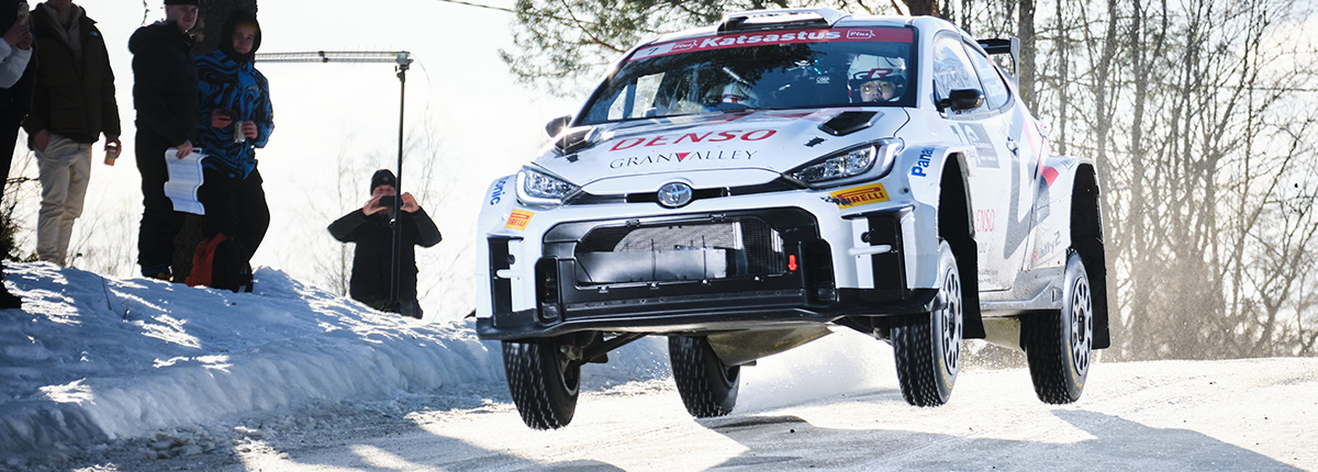 GR Yaris Rally2で臨んだスノーイベント3戦目、トゥーリ・ラリーで2期生の小暮、山本が速さを示す