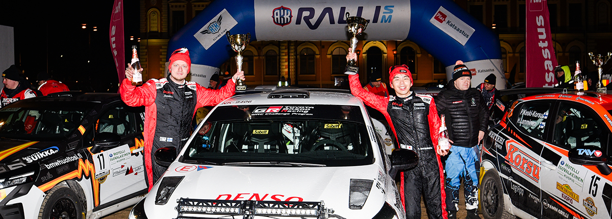 FRC ラリー・クオピオ: Rally3での初戦で松下がクラス優勝