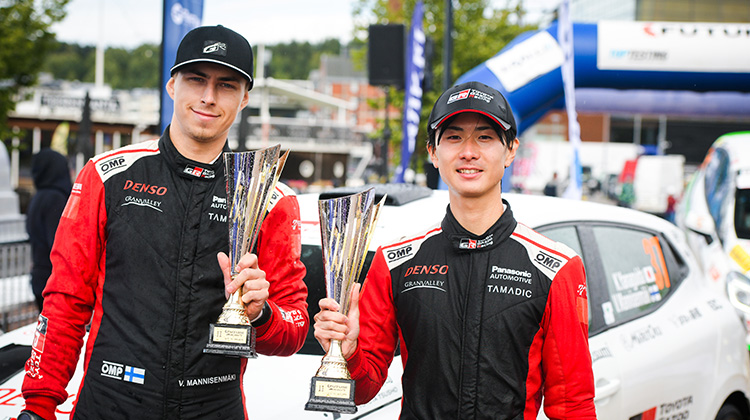 フィンランドラリー選手権で3期生後藤と4期生柳杭田が自己ベストリザルトを達成