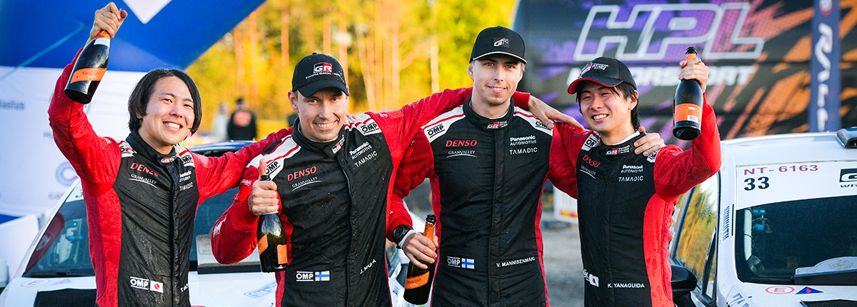 柳杭田がフィンランド選手権で初のクラス優勝、コ・ドライバー前川は同クラスのシーズンチャンピオンを決める