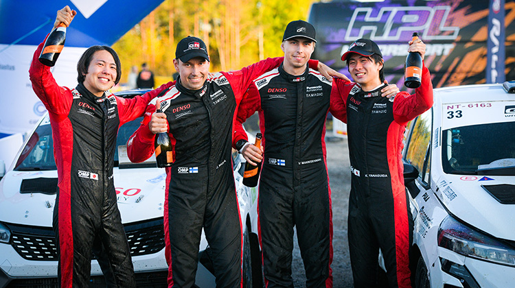 柳杭田がフィンランド選手権で初のクラス優勝、コ・ドライバー前川は同クラスのシーズンチャンピオンを決める