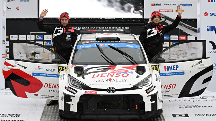 2期生と3期生が難関ターマックイベント、クロアチア・ラリーに出場し、山本は総合11位で、松下はERC3クラス9位でフィニッシュ