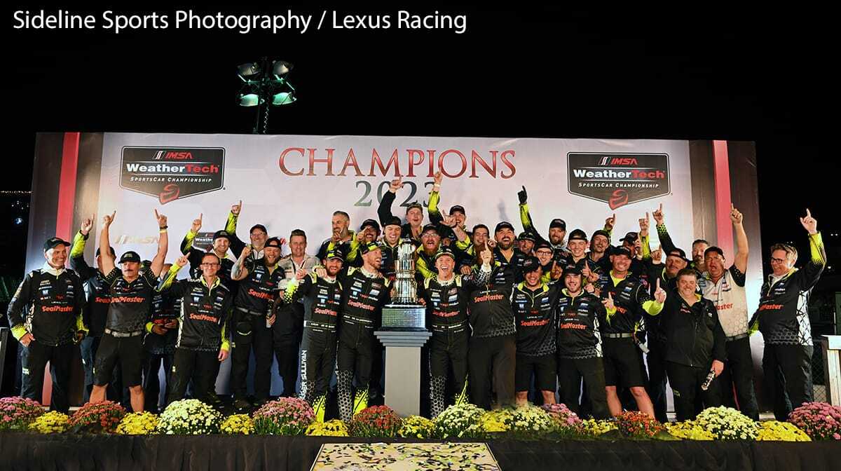 LEXUS RC F GT3が米国WTSCでシリーズチャンピオンを獲得！