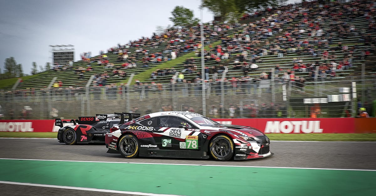 LEXUS RC F GT3がWECで初の表彰台 米国WTSCと国内SUPER GTでも表彰台の活躍を見せる