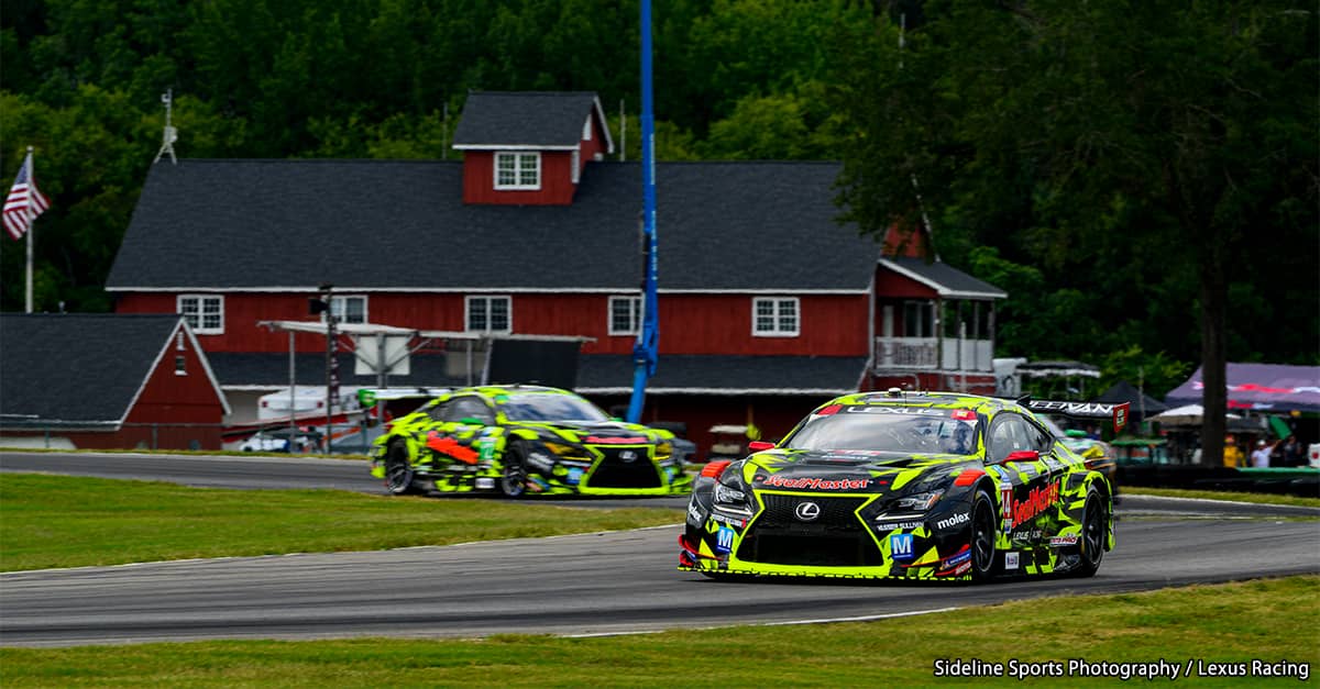LEXUS RC F GT3が真夏の激戦で健闘