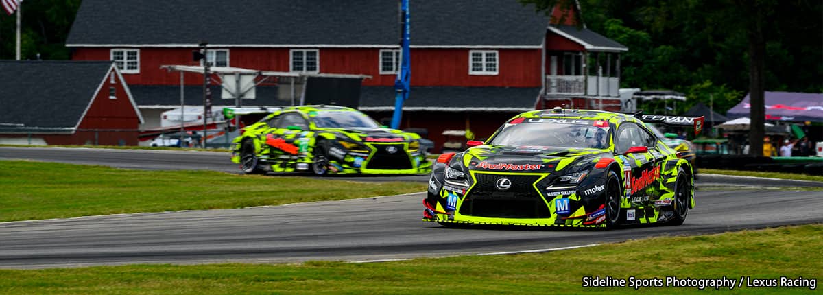 LEXUS RC F GT3が真夏の激戦で健闘