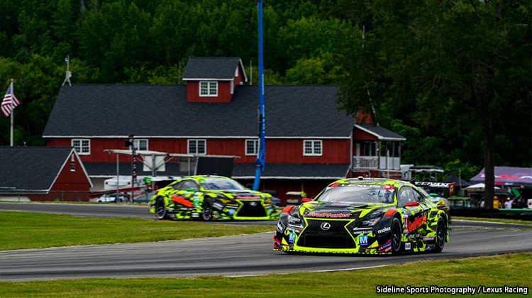 LEXUS RC F GT3が真夏の激戦で健闘